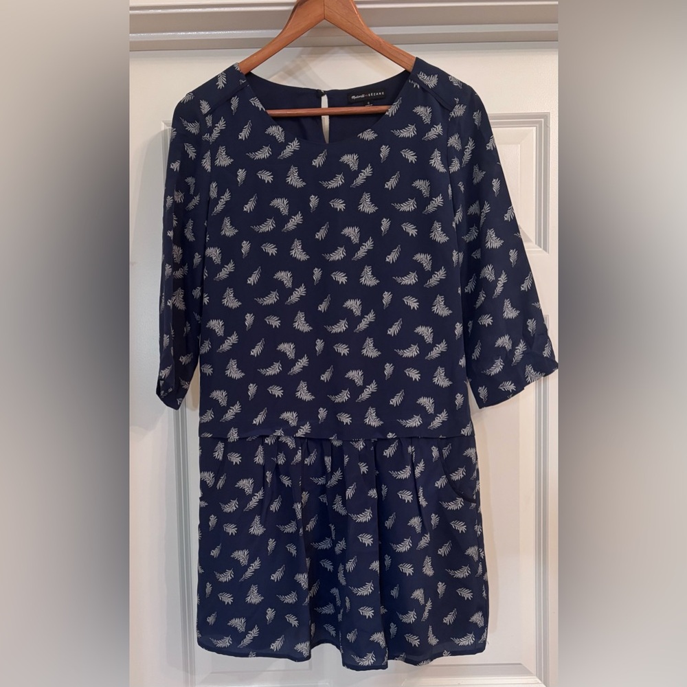 Madewell et Sezane Anna Drop-waist Dress‎ - Picture 4 of 7